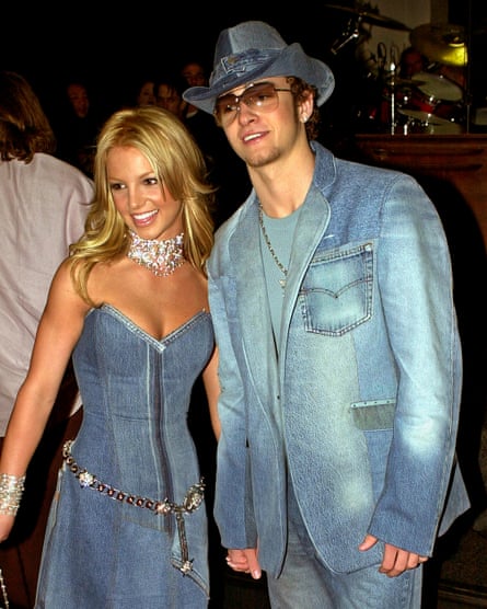 Britney Spears with Justin Timberlake in 2001