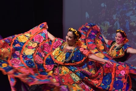 Mexican performers at Billingham international folklore festival of world dance.
