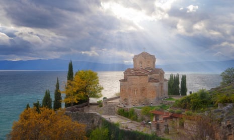 The Church of Saint Jovan Kaneo, Lake Ohrid.