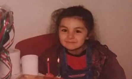 Mevan Babakar on her fifth birthday.