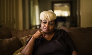 Ruby Dee Rudolph, 66, noticed her septic tank was slowly sinking unevenly into the ground.