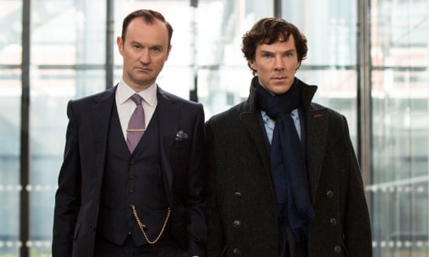 ‘We were going to call one episode Backlash’ … Gatiss with Benedict Cumberbatch in Sherlock.
