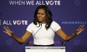 Michelle Obama in Las Vegas on 23 September 2018. 