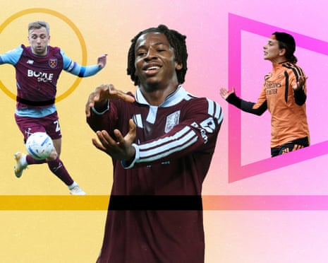 Jarrod Bowen, Johan Manzambi, Renée Slegers.
