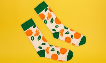 orange socks