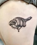 A skywhale tattoo.