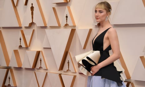 At the Oscars again … Saoirse Ronan at the Dolby Theatre in Hollywood in February 2020.