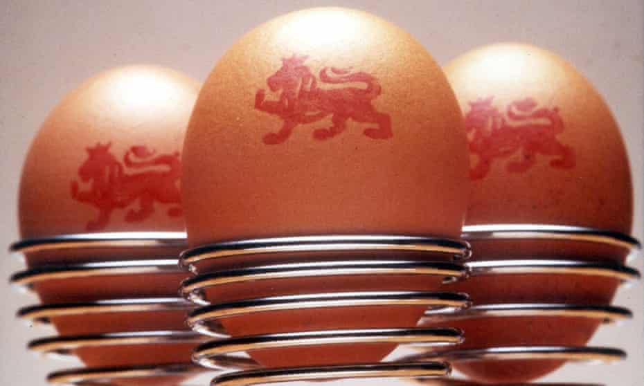 The advice applies to British eggs that bear the red lion symbol.