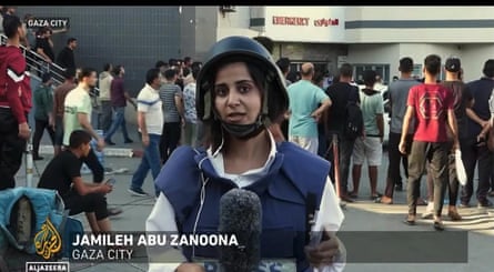 Jamileh Tawfiq reporting from Gaza City for Al Jazeera
