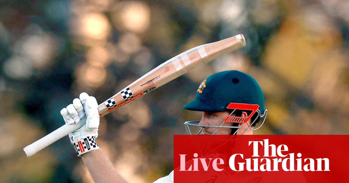 Australia v Bangladesh: second men’s Test, day two – live