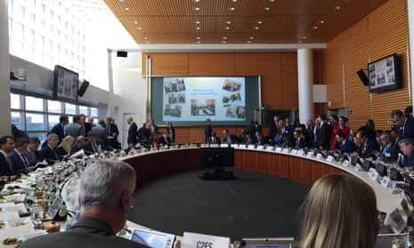 Diplomats, business leaders, World Bank staff, and strategic partners gather just before the inaugural High-Level Assembly of the Carbon Pricing Leadership Coalition.