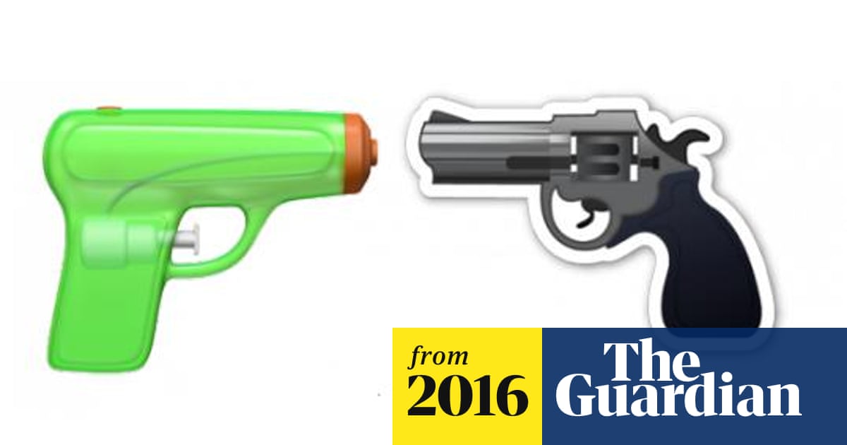 Water Pistol Emoji Replaces Revolver As Apple Enters Gun Violence Debate Emojis The Guardian