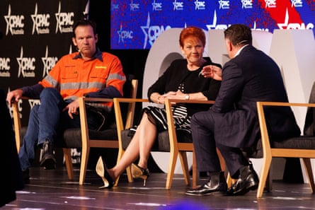 Karl Stefanovic interviews Nationals leader Matt Canavan and One Nation leader Pauline Hanson.