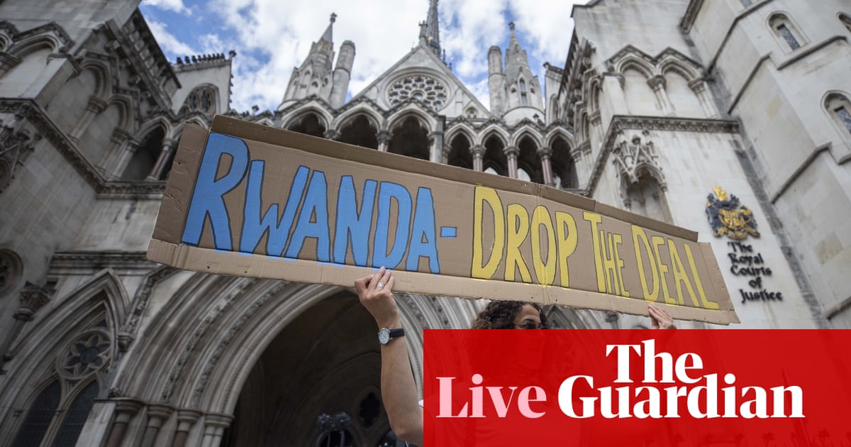 Peers resume Rwanda bill debate – UK politics live