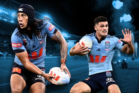 Jarome Luai and Nathan Cleary have starred together for Penrith but struggled with NSW.