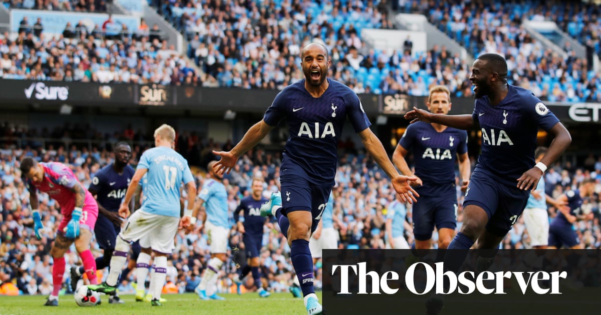 Lucas Moura earns Spurs draw at Manchester City as VAR history repeats