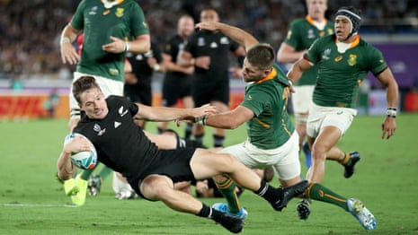 Rugby World Cup: Key moments as New Zealand, France and Australia win – video highlights