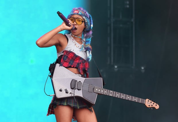 Willow Smith performing live on stage at Reading Festival, August 28 2022