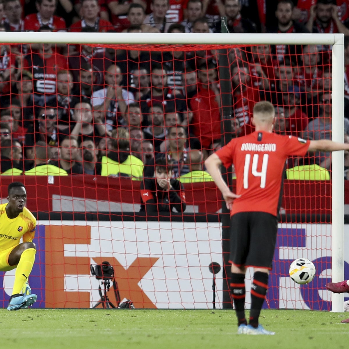 Ryan Christie Penalty Secures Draw For Celtic At Rennes Despite Late Red Card Europa League The Guardian