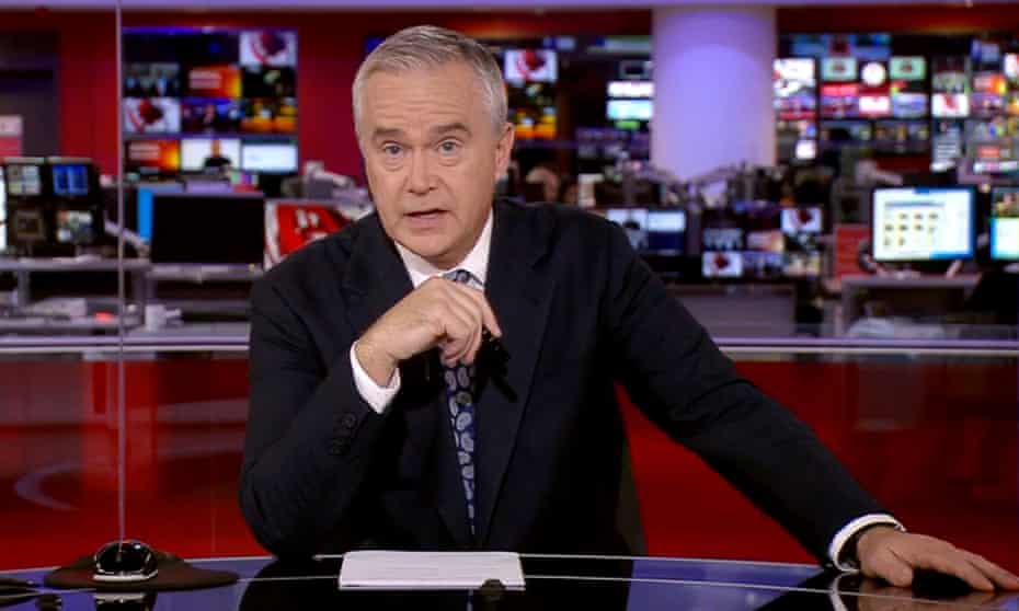 Huw Edwards on BBC News at Ten