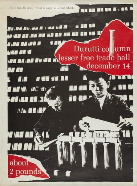 Durutti Column poster, Jon Savage, 1980.