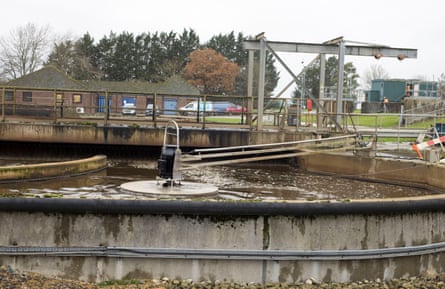 A sewage treatment tank in Oxford.