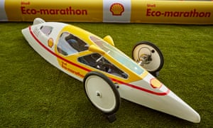 Let’s roll: the Shell protoype parked up. Technology it uses could one day feature in the car you drive.