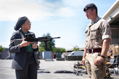 Kemi Badenoch at Carver Barracks