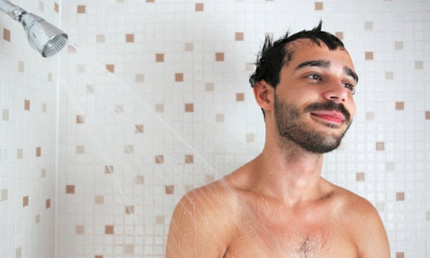  Some scientists argue that regular showering disrupts the body's delicate ecosystem. Photograph: Tim Kitchen/Getty Images