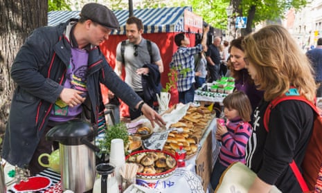 Market day in Helsinki: Finland became Europe’s first national government to undertake a basic income experiment.