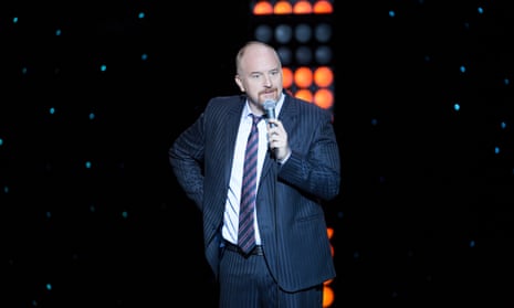 ‘It’s hard to find him as funny’ … comedian Louis CK performing in 2017.