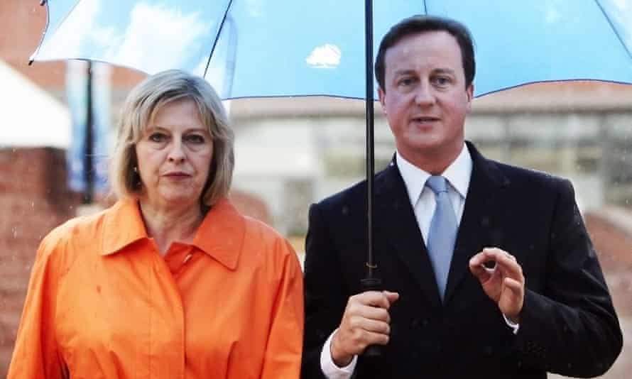 Theresa May and David Cameron