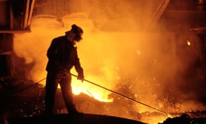 Blast furnace at Corus Steelworks