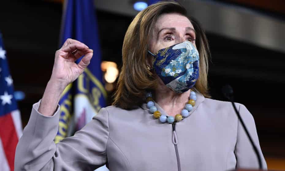 US House Speaker Nancy Pelosi said she was ready to start second impeachment proceedings against President Donald Trump unless he was removed from office 