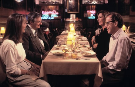 Keaton, Alda, Huston and Allen in the film.