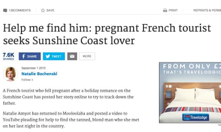 The Brisbane Times’s fake story