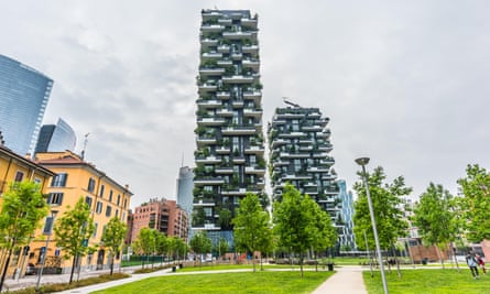 Bosco verticale in Milan.