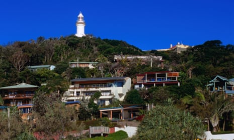 The headland of Cape Byron, home to Byron Bay’s famous lighthouse