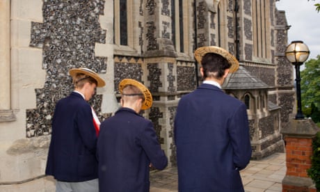 Pupils at Harrow school.