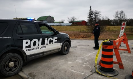 Scene of the shooting in Kawartha Lakes, Canada