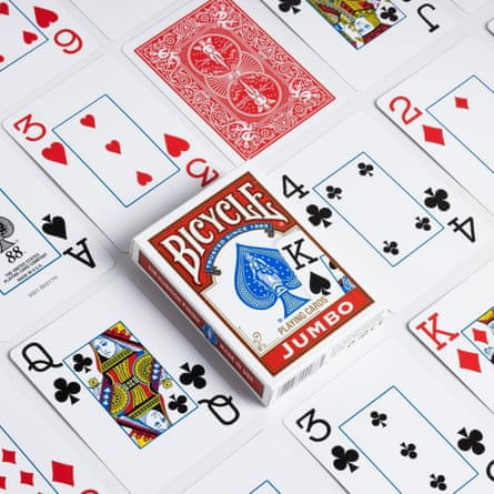 Cartas de jogar Jumbo de bicicleta