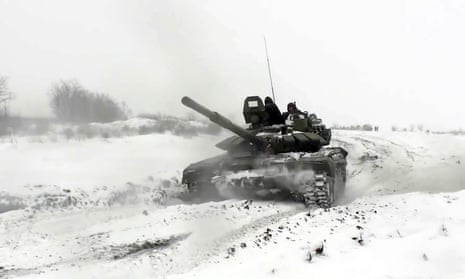 Russian military drill near Ukraine's border