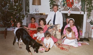 The Kennedy family at the White House at Christmas in 1962