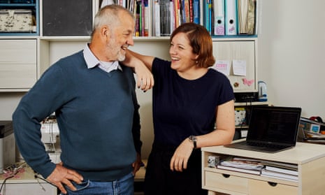 Trevor and Ruth John bond over their mutual love for engineering: Ruth John and her dad Trevor for Guardian Labs