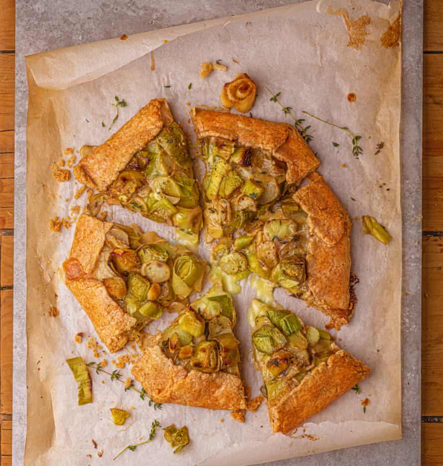 Potato, thyme and taleggio galette, by Blanche Vaughan. Food styling: Henrietta Clancy