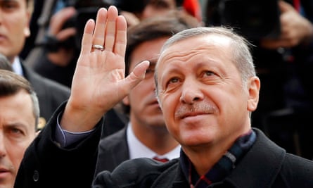 Politics of instinct … Turkish president Recep Tayyip Erdoğan, who won his recent general election on a campaign of fear.