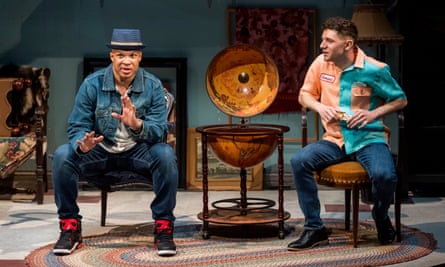 Glenn Davis and Chris Perfetti in King James at Center Theatre Group / Mark Taper Forum in 2022.