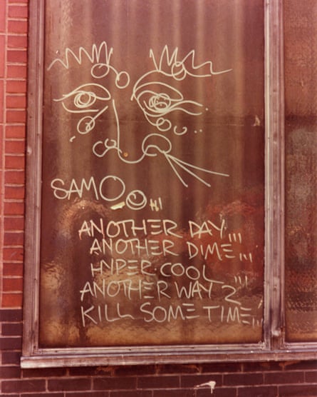 Jean-Michel Basquiat and Al Diaz’s SAMO© tag.