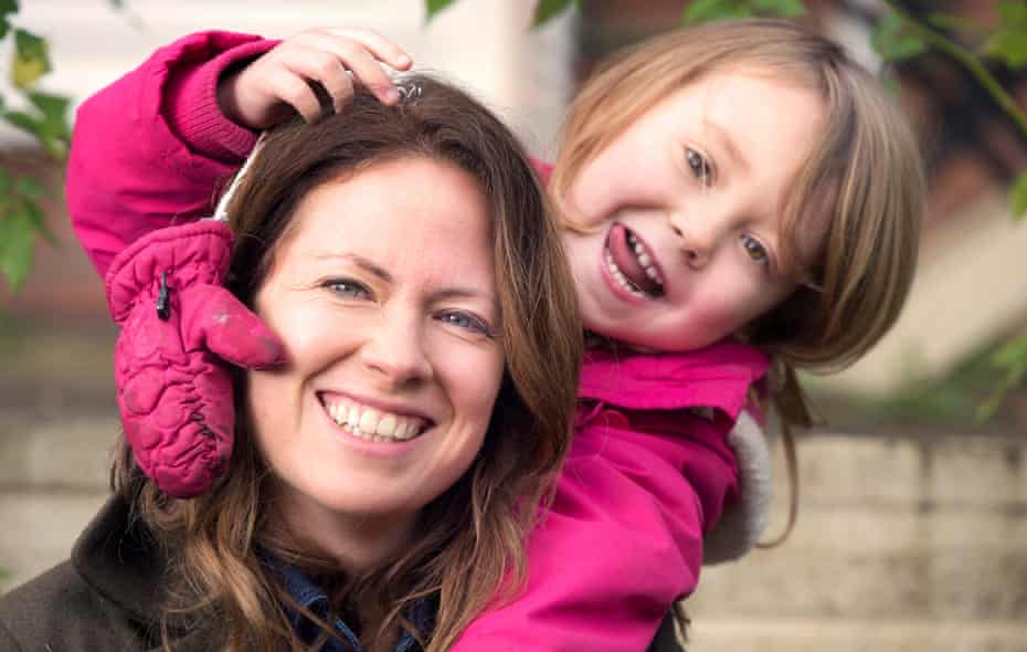 Nicola Skinner with her daughter Polly 