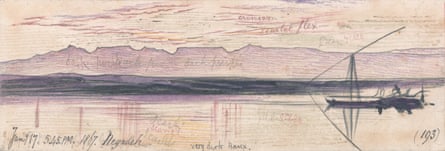 Negadeh, Naqada by Edward Lear (1867).